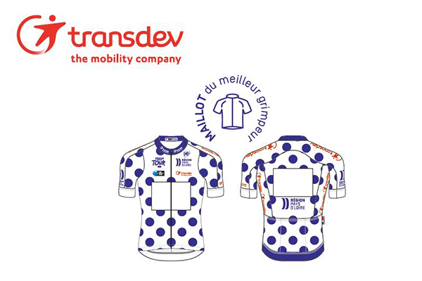 transdev, the mobility company (l'entreprise de la mobilité), maillot du meilleur grimpeur